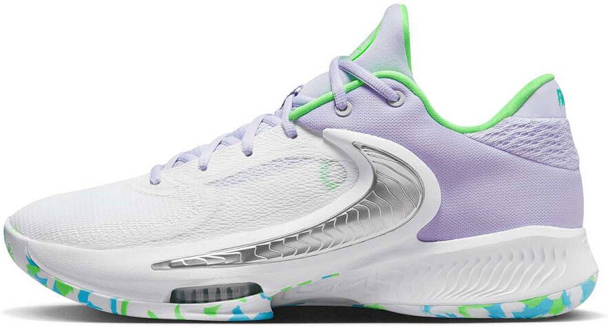 Nike Zoom Freak 4 The Decision White Oxygen Purple-Black-Stadium Green