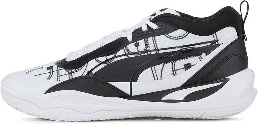 Puma Playmaker Pro Courtside White- Black