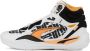 PUMA Playmaker Pro Mid Bl Basketbal Schoenen White Clem Unisex - Thumbnail 2