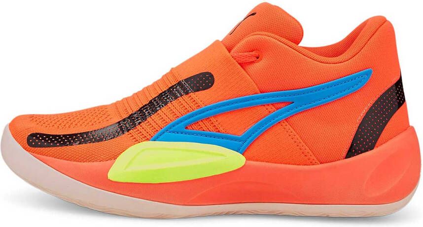 Puma Rise Nitro Fiery Coral-Lime Squeeze