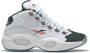 Reebok Question Mid Heren Sneakers Basketbalschoenen Schoenen Leer Wit GW8857 - Thumbnail 2