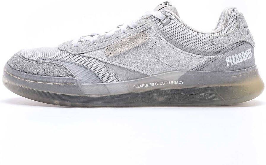 Reebok X Pleasures Club C Legacy Pure Grey 2 Pure Grey 4 Straw