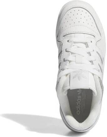 Adidas Originals Forum Low sneakers wit lichtgrijs Jongens Meisjes Leer 34