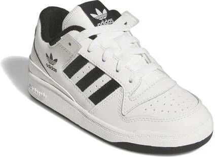 Adidas Originals Forum Low sneakers wit zwart Jongens Meisjes Leer 28