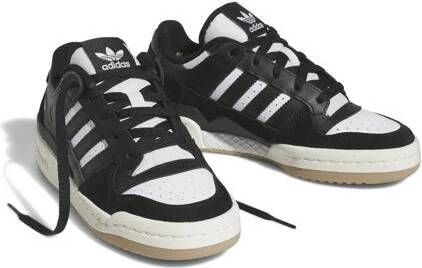 Adidas Originals Forum Low sneakers zwart wit Jongens Meisjes Leer Meerkleurig 38