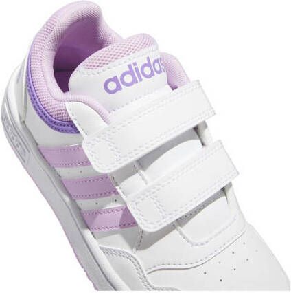 Adidas Originals Hoops sneakers kobaltblauw wit Jongens Meisjes Imitatieleer 32