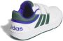 Adidas Originals Hoops sneakers wit groen kobaltblauw Imitatieleer 34 - Thumbnail 3