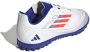 Adidas Perfor ce F50 Club Junior voetbalschoenen wit rood kobaltblauw Imitatieleer 36 2 3 - Thumbnail 3