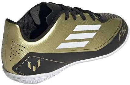 Adidas Performance F50 Club Messi Jr. voetbalschoenen goudmetallic wit zwart Jongens Meisjes Imitatieleer 30