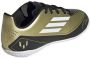 Adidas Perfor ce F50 Club Messi Jr. voetbalschoenen goudmetallic wit zwart Imitatieleer 36 2 3 - Thumbnail 2