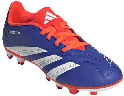 Adidas Performance Predator Club junior voetbalschoenen blauw wit rood Jongens Meisjes Imitatieleer 30