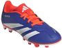 Adidas Perfor ce Predator Club junior voetbalschoenen blauw wit rood Imitatieleer 36 2 3 - Thumbnail 2