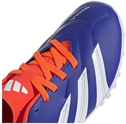 Adidas Performance Predator Club Jr. voetbalschoenen blauw wit rood Jongens Meisjes Imitatieleer 32