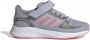 Adidas Performance Runfalcon 2.0 Classic hardloopschoenen zilvergrijs roze grijs kids - Thumbnail 3