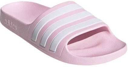 Adidas Sportswear Adilette Aqua badslippers roze wit Jongens Meisjes Rubber 28