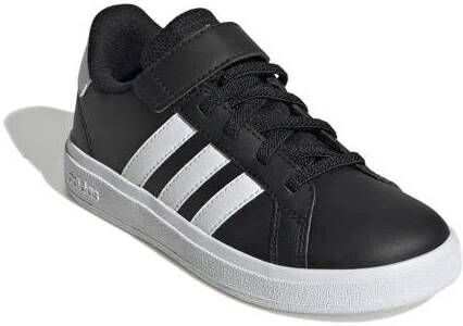 Adidas Sportswear Grand Court 2.0 EL sneakers zwart wit Jongens Meisjes Imitatieleer 28