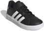 Adidas Core adidas Sportswear Grand Court Schoenen met Elastische Veters en Klittenband Kinderen Zwart - Thumbnail 2