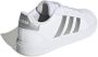 Adidas Sportswear Grand Court 2.0 sneakers wit zilver Imitatieleer 39 1 3 - Thumbnail 3