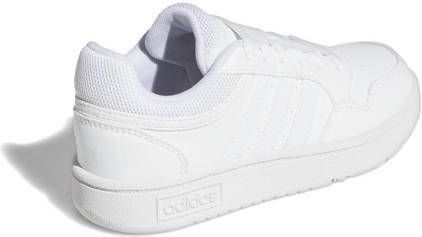 Adidas Sportswear Hoops 3.0 sneakers wit Jongens Meisjes Imitatieleer Effen 28