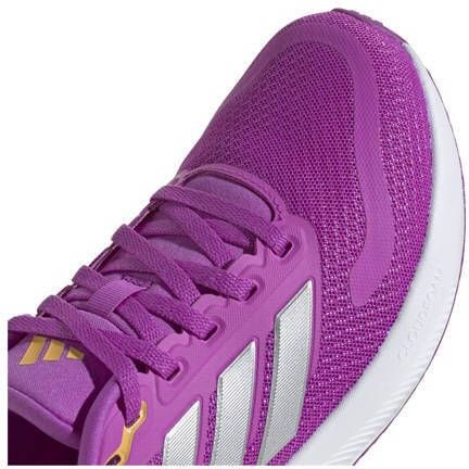 Adidas Sportswear Runfalcon 5 sneakers fuchsia zilver metallic Roze Jongens Meisjes Mesh 36 2 3