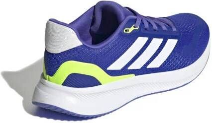 Adidas Sportswear Runfalcon 5 sneakers kobaltblauw wit geel Jongens Meisjes Mesh 37 1 3