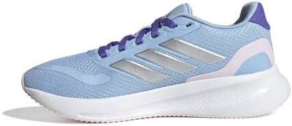 Adidas Sportswear Runfalcon 5 sneakers lichtblauw zilver metallic Jongens Meisjes Mesh 36 2 3