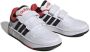 Adidas Originals Hoops sneakers wit zwart rood Imitatieleer 29 - Thumbnail 3