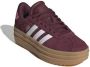 Adidas Sportswear VL Court Bold suède sneakers donkerrood wit Suede 35 1 2 - Thumbnail 4