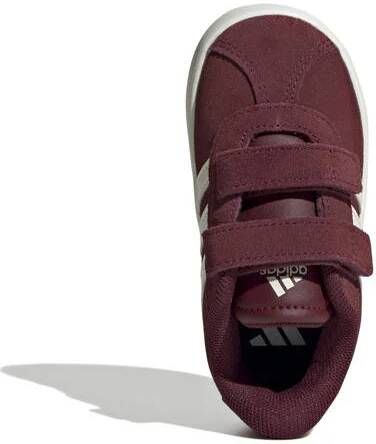 Adidas Sportswear VL Court sneakers donkerrood Jongens Meisjes Suede 25