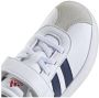 Adidas Sportswear VL Court sneakers wit blauw rood Suede 30 - Thumbnail 1