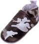 Babysteps leren babyslofjes met camouflageprint Bruin Jongens Leer Camouflage 18 19 - Thumbnail 2