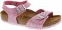 Birkenstock Rio Meisjes Sandalen Sparkle Pink Narrow - Thumbnail 1