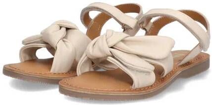 Braqeez Sam Sun leren sandalen ecru Meisjes Leer Effen 33