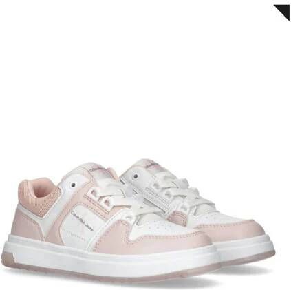 Calvin Klein sneakers wit lichtroze Meisjes Imitatieleer Meerkleurig 30