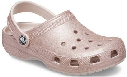 Crocs clogs met glitters lichtroze Meisjes EVA Effen 22 23