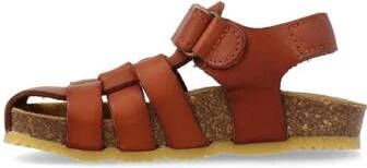 Develab leren sandalen cognac Bruin Jongens Leer Effen 20