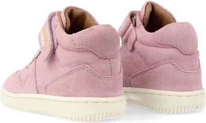 Develab suède sneakers roze Jongens Meisjes Suede Effen 25