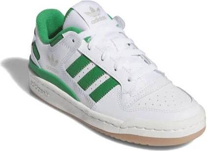 Adidas Originals Forum Low sneakers wit groen ecru Jongens Meisjes Leer 39 1 3