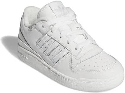 Adidas Originals Forum Low sneakers wit lichtgrijs Jongens Meisjes Leer 34