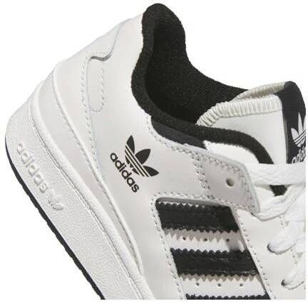 Adidas Originals Forum Low sneakers wit zwart Jongens Meisjes Leer 28