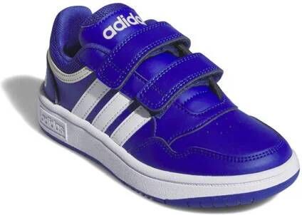 Adidas Originals Hoops sneakers kobaltblauw wit Jongens Meisjes Imitatieleer 33