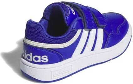 Adidas Originals Hoops sneakers kobaltblauw wit Jongens Meisjes Imitatieleer 33