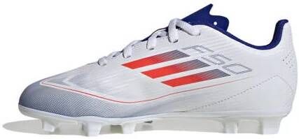 Adidas Performance F50 Club Junior voetbalschoenen wit rood kobaltblauw Jongens Meisjes Imitatieleer 36 2 3