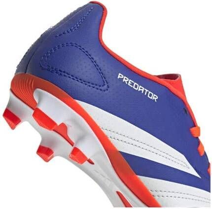 Adidas Performance Predator Club junior voetbalschoenen blauw wit rood Jongens Meisjes Imitatieleer 30