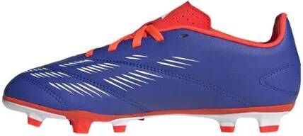 Adidas Performance Predator Club junior voetbalschoenen blauw wit rood Jongens Meisjes Imitatieleer 30