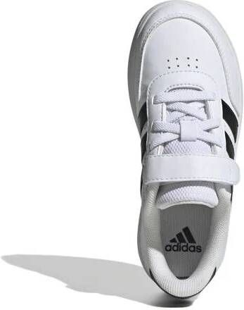 Adidas Sportswear Breaknet 2.0 sneakers wit zwart Jongens Meisjes Imitatieleer 34