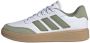 Adidas Sportswear Courtblock sneakers wit mosgroen gum Imitatieleer 35 1 2 - Thumbnail 6