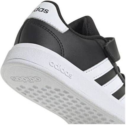 Adidas Sportswear Grand Court 2.0 EL sneakers zwart wit Jongens Meisjes Imitatieleer 31