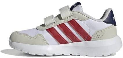 Adidas Sportswear Run 60s sneakers wit beige rood Jongens Meisjes Mesh 31