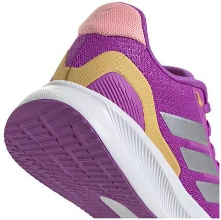 Adidas Sportswear Runfalcon 5 sneakers fuchsia zilver metallic Roze Jongens Meisjes Mesh 36 2 3